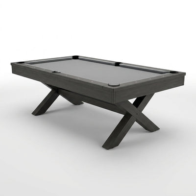 Pool Table Built for Professional Play, 1-Inch Slate Surface, Solid Wood Rails, Premium Wool Felt
