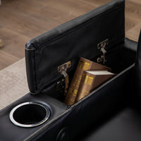 Home Theater Recliners Built for Premium Comfort, Individual Seats, USB Charging, Dual Cup Holders