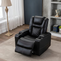 Home Theater Recliners Built for Premium Comfort, Individual Seats, USB Charging, Dual Cup Holders