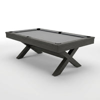 Pool Table Built for Professional Play, 1-Inch Slate Surface, Solid Wood Rails, Premium Wool Felt — Studio Shot