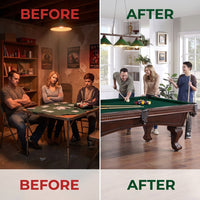 The Canton 8' Pool Table — Before & After