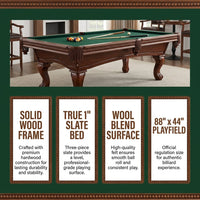 The Canton 8' Pool Table — Results & Stats