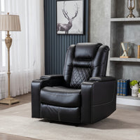 Home Theater Recliners Built for Premium Comfort, Individual Seats, USB Charging, Dual Cup Holders